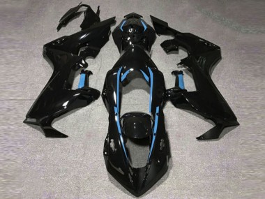 2017-2023 Gloss Black & Light Blue Lining CBR1000RR Motorcycle Fairings