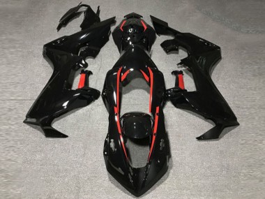 2017-2023 Gloss Black W Red Lining CBR1000RR Motorcycle Fairings