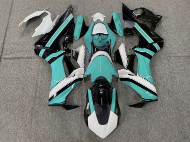 2017-2023 Gloss Cyan White and Black CBR1000RR Motorcycle Fairings